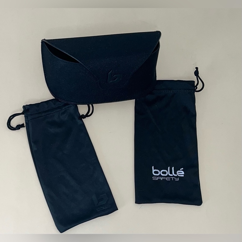 Bollé Black Eyewear Case and Pouches